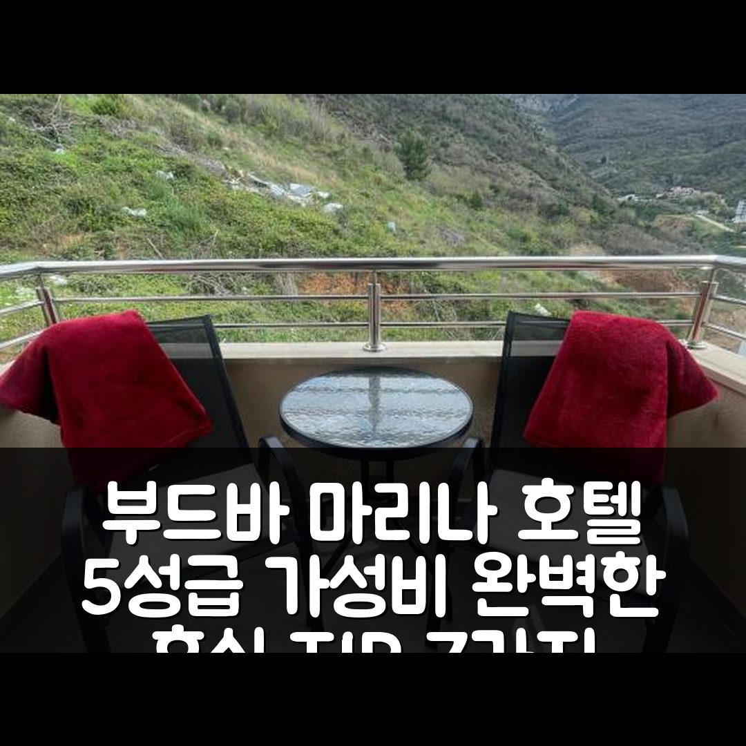 부드바 숙소 여행 호텔 추천 마리나 호텔 | 조식과 가성비 뛰어난 5성급 수영장으로 완벽한 휴식 7가지 팁