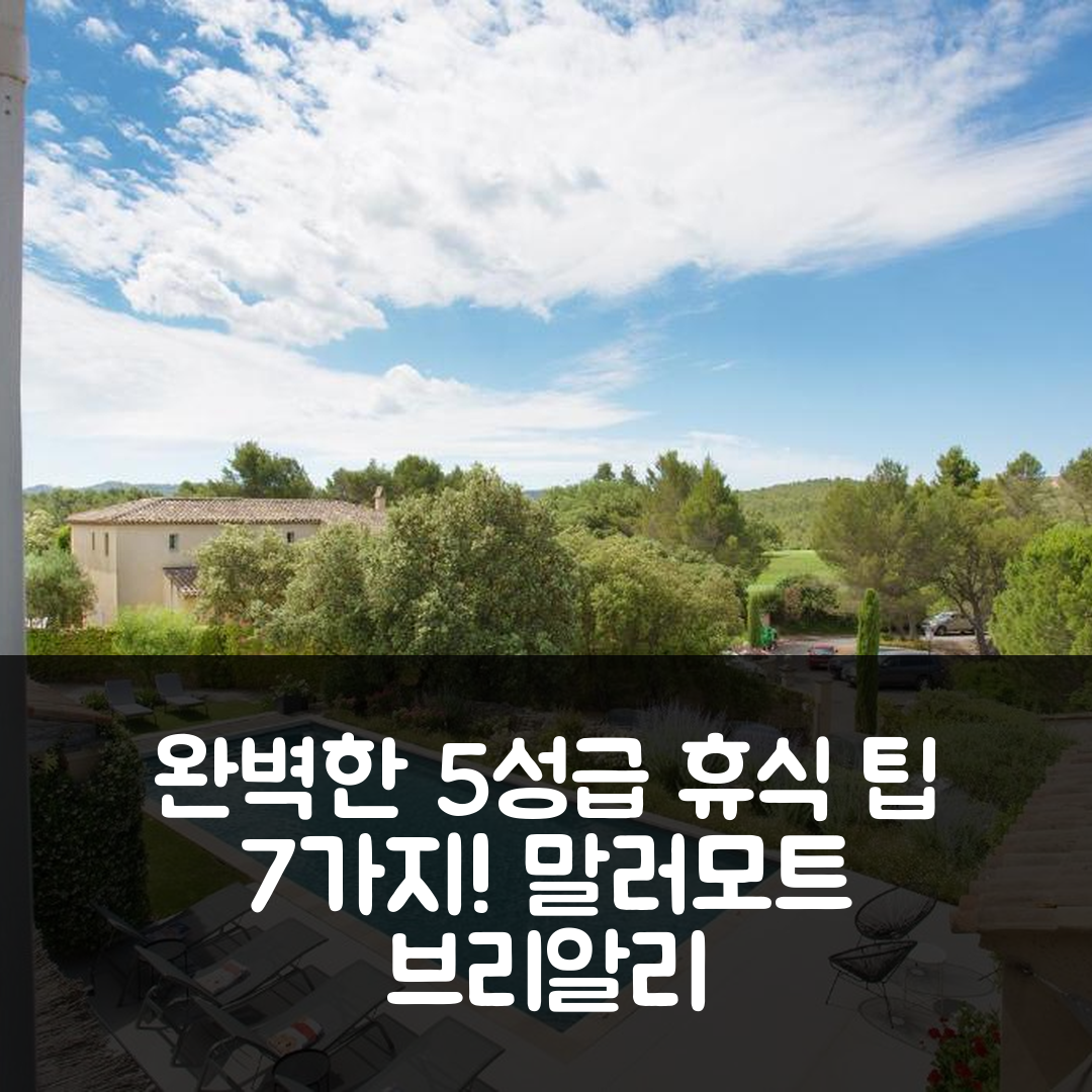 말러모트 숙소 여행 호텔 추천 빌라 브리알리 폰 로얄 | 수영장과 조식으로 완벽한 5성급 휴식 7가지 팁