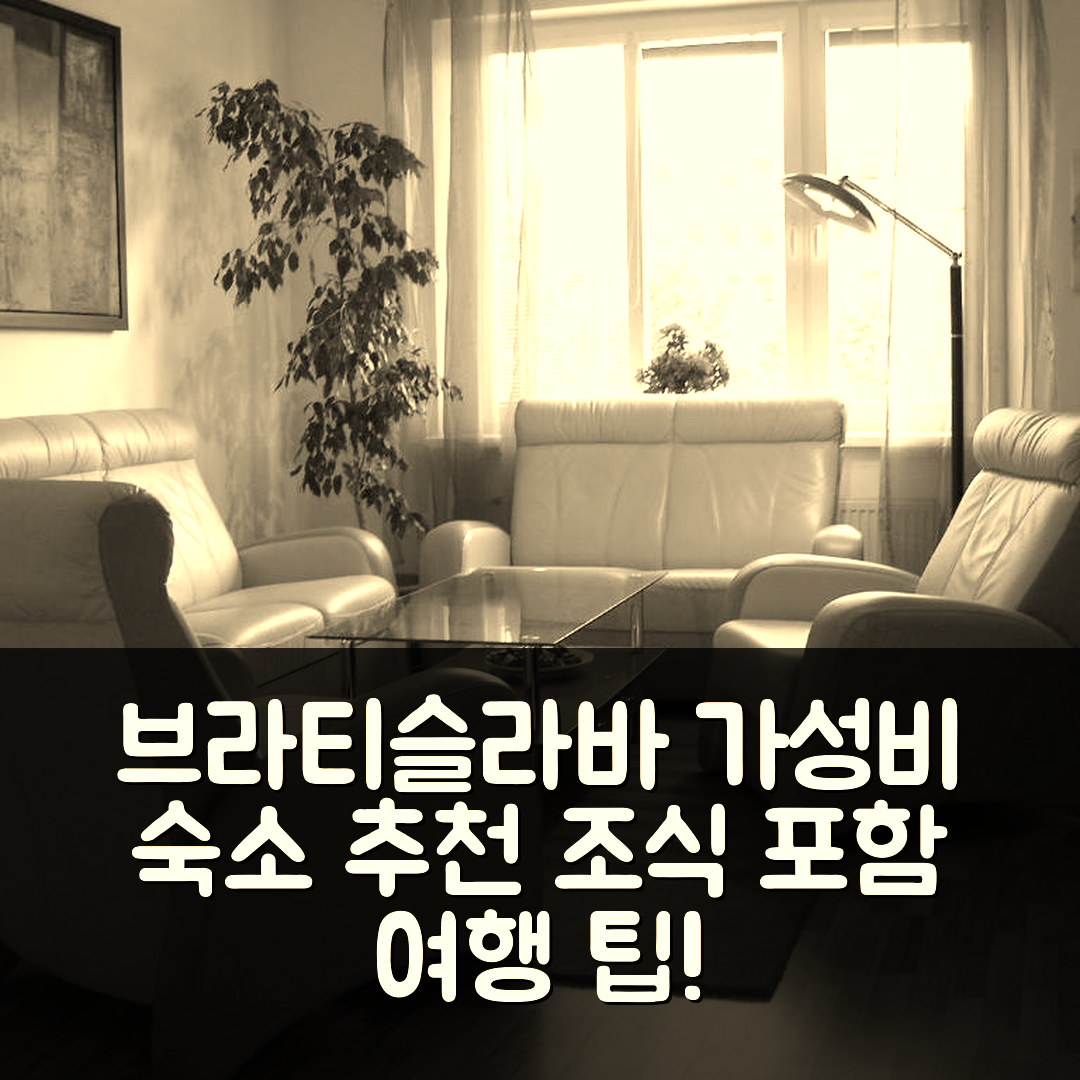브라티슬라바 숙소 여행 비앤비 어코모데이션 업 투 17 | 가성비 높은 위치와 조식 포함 여행 팁 6가지